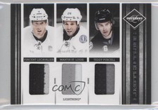 2011-12 Limited Trios Materials Prime /25 Martin St Louis Teddy Purcell #14 HOF