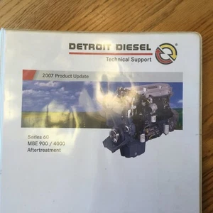 Detroit Diesel SERIES 60 MBE 900/4000 TECHNICAL SUPPORT 2007 UPDATE MANUAL GUIDE - Picture 1 of 4