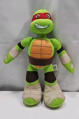 2016 Teenage Mutant Ninja Turtles 12” Raphael Plush Half Shell Heroes TMNT Foto 1 de 4