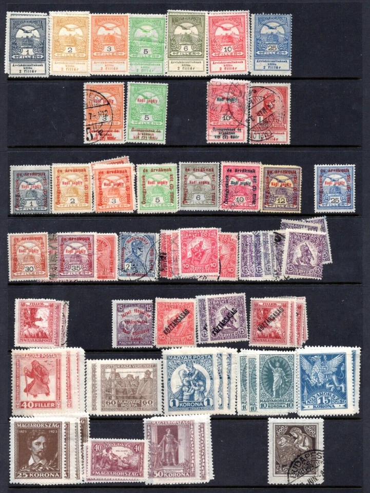 HUNGARY 1912-1980s COLLECTION OF 650+ STAMPS MINT & USED INCLUDING SEMI-POSTALS - Image 1 of 4