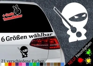 Ninja Aufkleber -6 Größen 21 Farben- Protected by Kawa Sticker Tuning Japan JDM - Bild 1 von 88