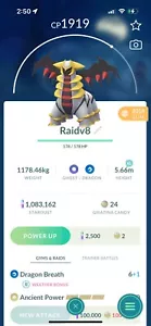 Pokemon Lucky Giratina Altered Trade XL ANNO 2018 solo commercio registrato GO - Foto 1 di 1