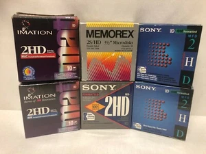 Lote de 56 NUEVOS 2HD 1,44 MB 3,5"" Micro Disquetes Formateados de Alta Densidad - Imagen 1 de 4