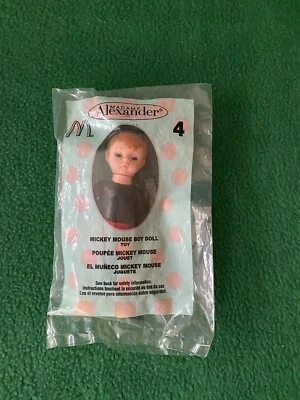 Muñeca de juguete Madame Alexander 2004 Boy Mickey Mouse #4 McDonalds Happy Meal - Nueva en paquete Foto 1 de 3