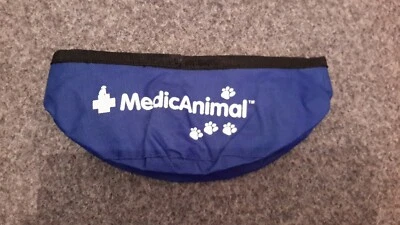 Portable dog travel water bowl. Blue colour fold away - Image 1 of 3