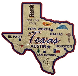 Texas the Lone Star State Folie Kühlschrankmagnet mit Neuheit Hinweis enthalten - Bild 1 von 2