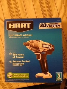 HART HPIW01 20 Volt 1/2" Cordless Impact Wrench - Blue - Picture 1 of 1