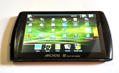 Tablet Archos Internet 5 16 GB, Wi-Fi, 4,8 pulgadas - negra 7501 funciona bien en muy buena condición Foto 1 de 4