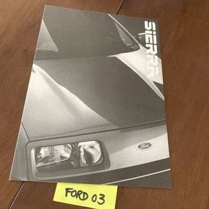 Ford Sierra Prospecto Catálogo Automóvil Edición Septiembre 1985 - Imagen 1 de 7