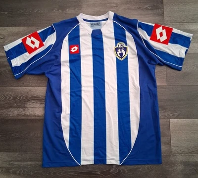 Auténtico equipo de fútbol local vintage Lotto Lech Paznan 2004-05 para hombre talla XL nuevo sin etiquetas Foto 1 de 4