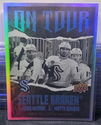 24-25 Upper Deck Jared McCann Marty Beniers On Tour 🚨🚨🚨 Seattle Kraken  - Image 1 of 2