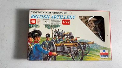 Figuras de artillería británica napoleónica ESCI Ertl en caja 1/72 #233 Foto 1 de 2