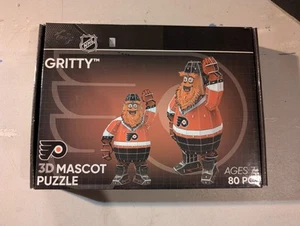 Foco PZLZ 3D Mascot Puzzle - Gritty - Philadelphia Flyers - 80 Pieces - New - Picture 1 of 2