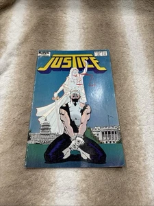 Marvel New Universe Justice Comic #21 Juli 1988 guter Zustand Vintage Comic - Bild 1 von 7