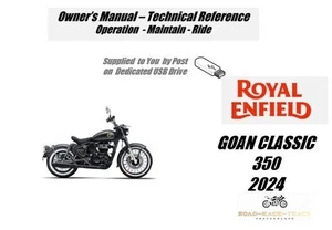 Royal Enfield Goan Classic 350 Owner's Manual  2024 PDF on USB - Picture 1 of 11