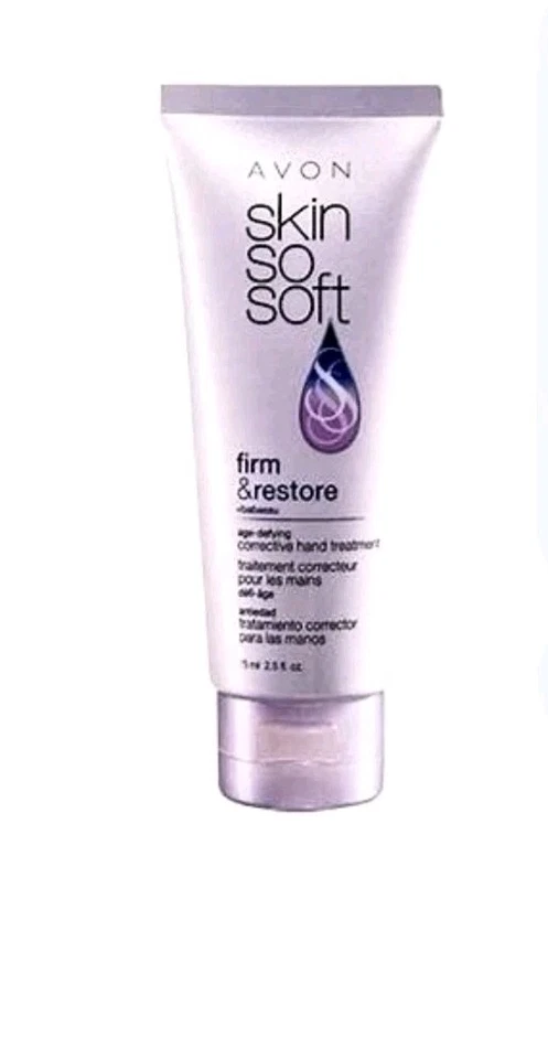 Tratamiento de manos correctivas que desafía la edad Avon Skin So Soft Firm & Restore + babasú Foto 1 de 1