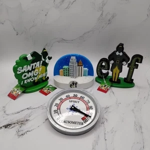 ELF Natale Pesciera Acquario Clausometro Buddy City Snowglobe Decorazioni  - Foto 1 di 18