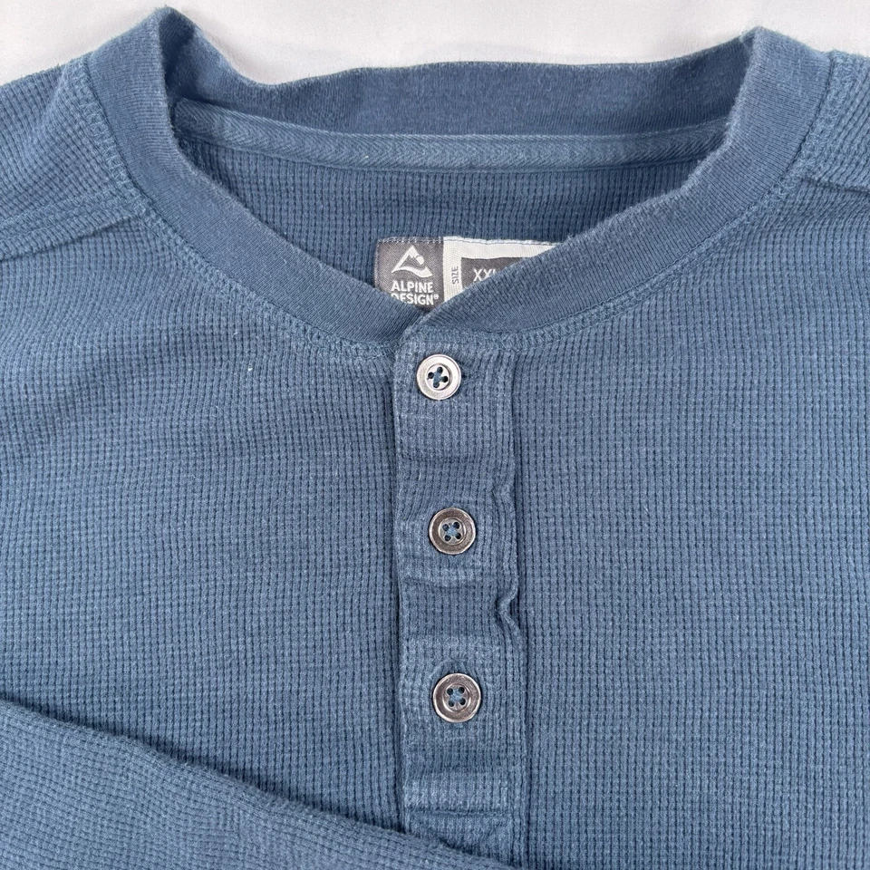 Alpine Design Men's Mountain Long Sleeve Henley Shirt Size XXL - Image 1 of 4