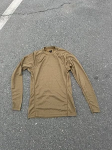 Massif Brown Base Layer PCU Level 1 Long Sleeve Pullover Shirt Small Regular - Bild 1 von 4