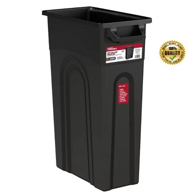 Bote de basura Highboy de plástico resistente de 23 galones resistente para oficina en casa resistente nuevo Foto 1 de 4