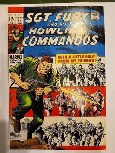 Sgt. Fury And His Howling Commandos #67 Marvel Comics 1969 VF- - Picture 1 of 13