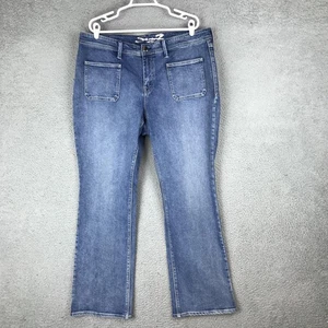 Seven7 Jeans Womens 20 Blue Bootcut Stretch Denim Front Pocket Casual Boot Jeans - Picture 1 of 13