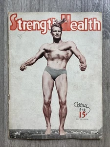 STRENGTH & HEALTH Magazine GENE JANTZEN + STRONGMEN & BARBELLES MAY 1946 V 14  5 - Picture 1 of 24