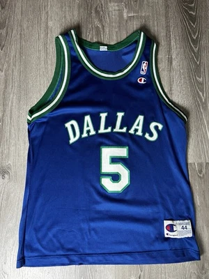 Camiseta deportiva vintage de los 90 campeón Jason Kid Dallas Mavericks talla 44 grande NBA Foto 1 de 4