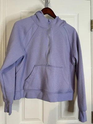 Sudadera con Capucha Danskin Media Cremallera Pullover con Agujeros para el Pulgar Lavanda Talla L Nueva con Etiquetas $68 Foto 1 de 4