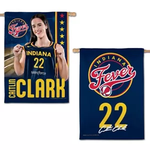 CAITLIN CLARK Indiana Fever WNBA 2-Sided 28x40 Outdoor House Flag Banner ~ New! - Picture 1 of 2