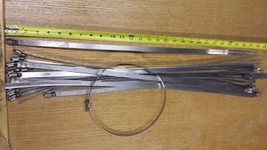 100ea 6.5" to 8.5" dia Worm Drive Hose Clamp SAE 128 PN M620128106 48710537 Pipe - Picture 1 of 8