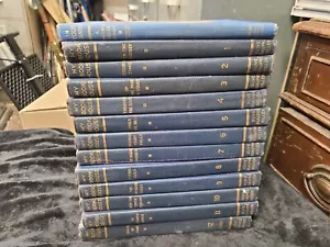 Vintage 1937 My Book House 12 Volume Blue Hardcover Book Set &Parents Guide Book - Picture 1 of 11