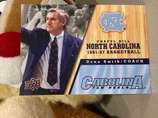 NCAA 2010-11 North Carolina Tar Heels Head Coach Dean Smith