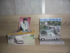 COLUMBO PETER FALK PEUGEOT 403 GRIGIO CODICE 3 MODELLO CON SCATOLA VERSIONE RARA - Foto 1 di 12