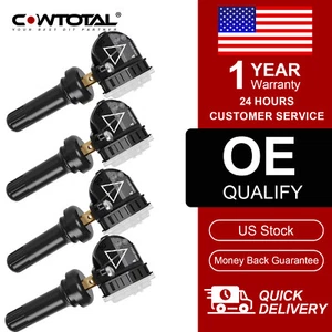 4x TPMS Tire Pressure Monitoring Sensor System for Cadillac Escalade CT6 433MHz - Picture 1 of 8