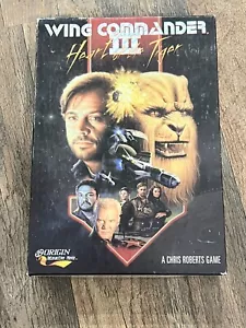 Wing Commander III 3 Heart Of The Tiger - PC DOS CD Big Box Action Game - Picture 1 of 7