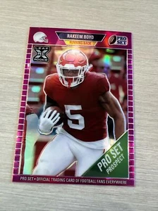 2021 Leaf Pro Set Metal - Pink Rainbow #73 Rakeem Boyd /35 - Bild 1 von 2