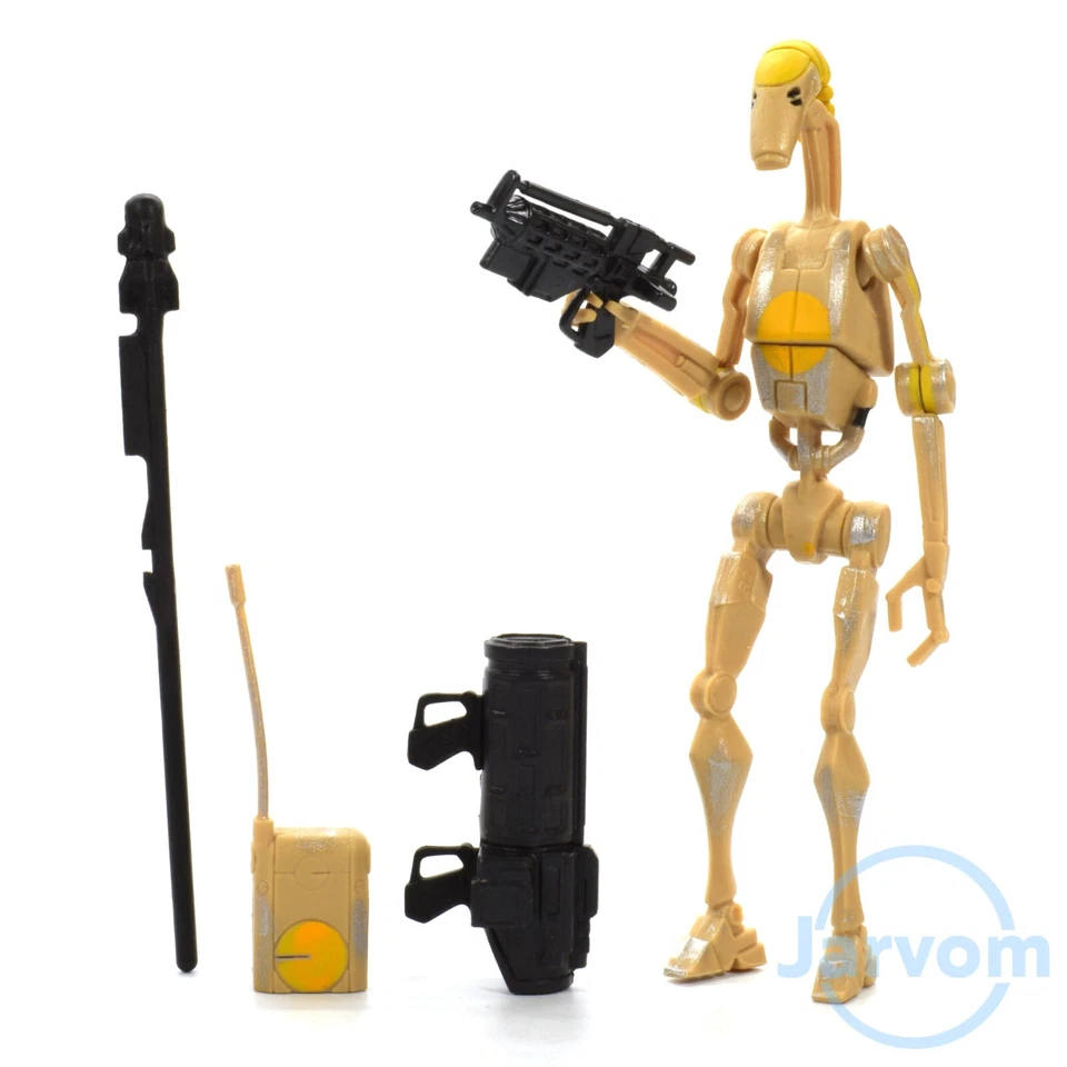 Star Wars 3.75" TCW Clone Wars CW22 Battle Droid Commander Loose Complete - Image 1 of 1