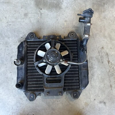 1988 - 2007 Kawasaki Ninja 250R Radiator Assembly With Fan - Image 1 of 4