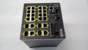 Cisco Industrial Ethernet 2000U-16TC-G-X 20-Ports Layer 2 Managed Rail-mountable - Picture 1 of 4