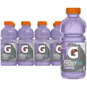 Gatorade Durstlöscher Sportgetränk, Frost Glacier Cherry, 20 Unzen Flaschen, 8 Stück - Bild 1 von 5