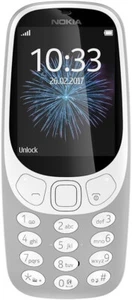 Nokia 3310 Dual SIM Mobiltelefon Tasten Handy mit Kamera GRAU Silber - Zdjęcie 1 z 3