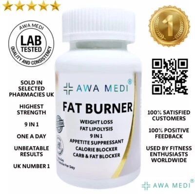 FAT BURNER PILLS LAB TESTED UK HIGHEST STRENGTH FAT LOSS PILLS WEIGHT LOSS PILLS - Image 1 of 4