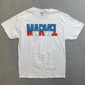 MARVEL T-Shirt Kurzarm weiß Grafik Gr. M 38/40 NEU UNISEX - Bild 1 von 7