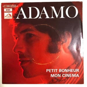ADAMO - PETIT BONHEUR - FRENCH 7¨ SINGLE PS, CHANSON - Imagen 1 de 4