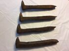 4 Antique Rusty Railroad Spikes Steel Train Track Nails 65 Forge Blacksmith
