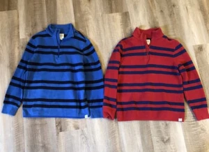 Gap Size 10 Boys Set Of Quarter Zip Sweater Shirts Boys - Picture 1 of 2