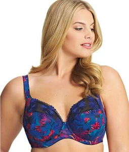 Elomi Moonlit Underwire Plunge Bra UK SIZE 44DD US SIZE 44DD - Picture 1 of 2