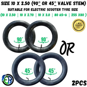 10 x 2.50 Schlauch verdickt für 3.0 2.75 80 65 6 255x80 Reifen Roller UK 2 STÜCK - Bild 1 von 25