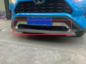 Steel Front Grille Lower Bumper Cover Trim For 2019-2023 Toyota RAV4 Garnish 3PS - Picture 1 of 4